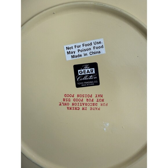 Vintage Victorian Santa Decor Plate The Gear Collection Toyo Trading Company - Picture 4 of 4